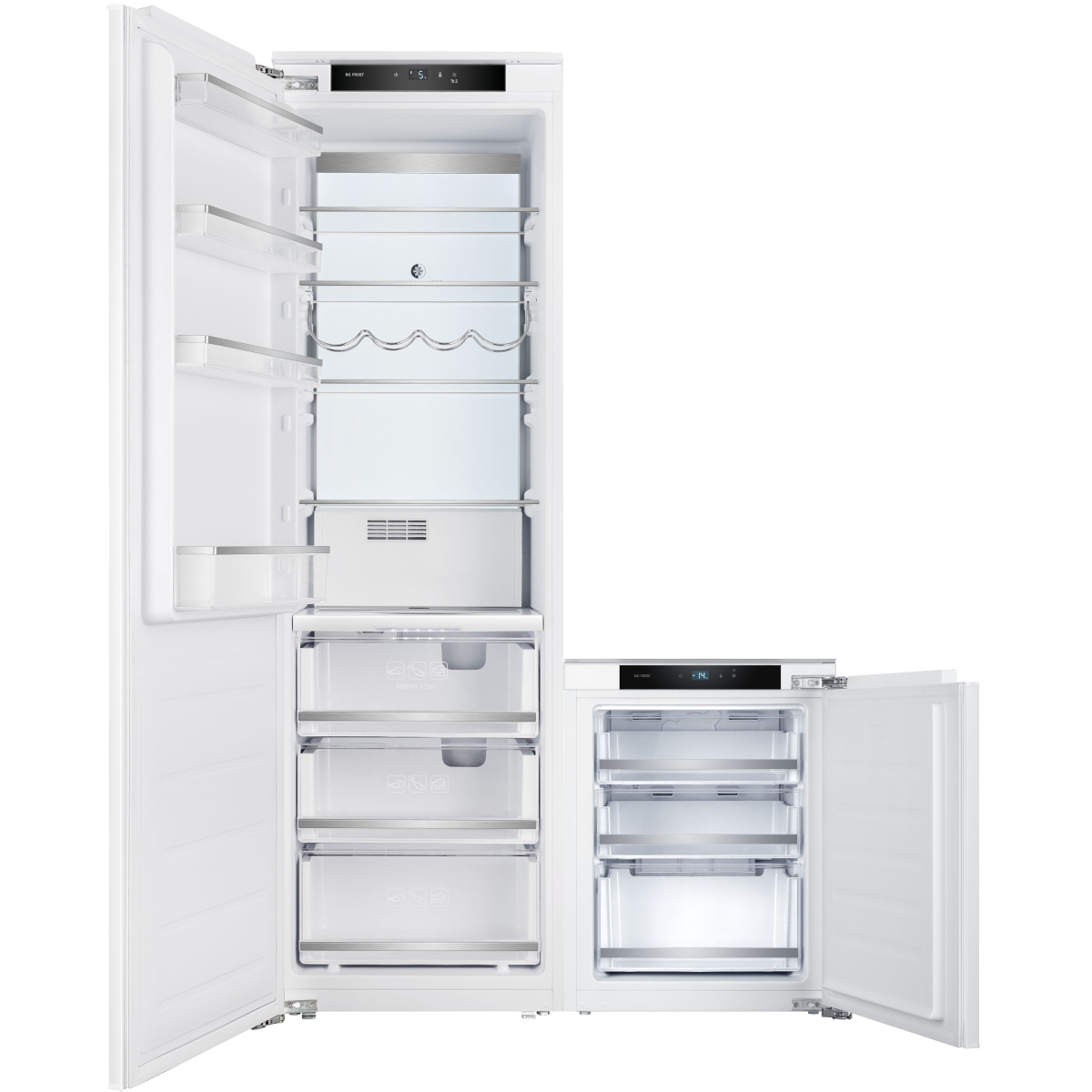 картинка Встраиваемый холодильник Side-by-Side ZRISS343FNF (Full No Frost, Inverter)