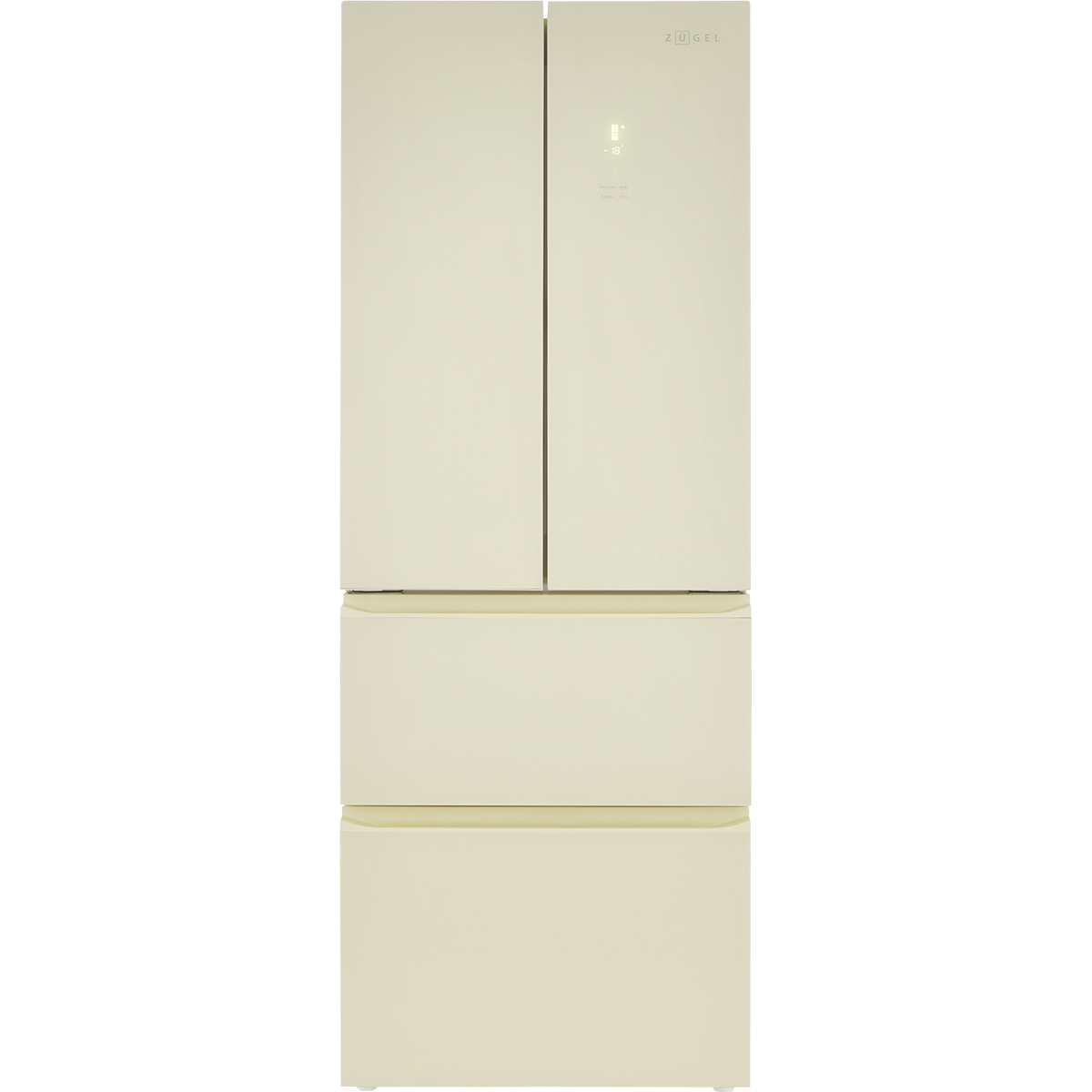 Холодильник French Door ZUGEL ZRFD361C, бежевое стекло