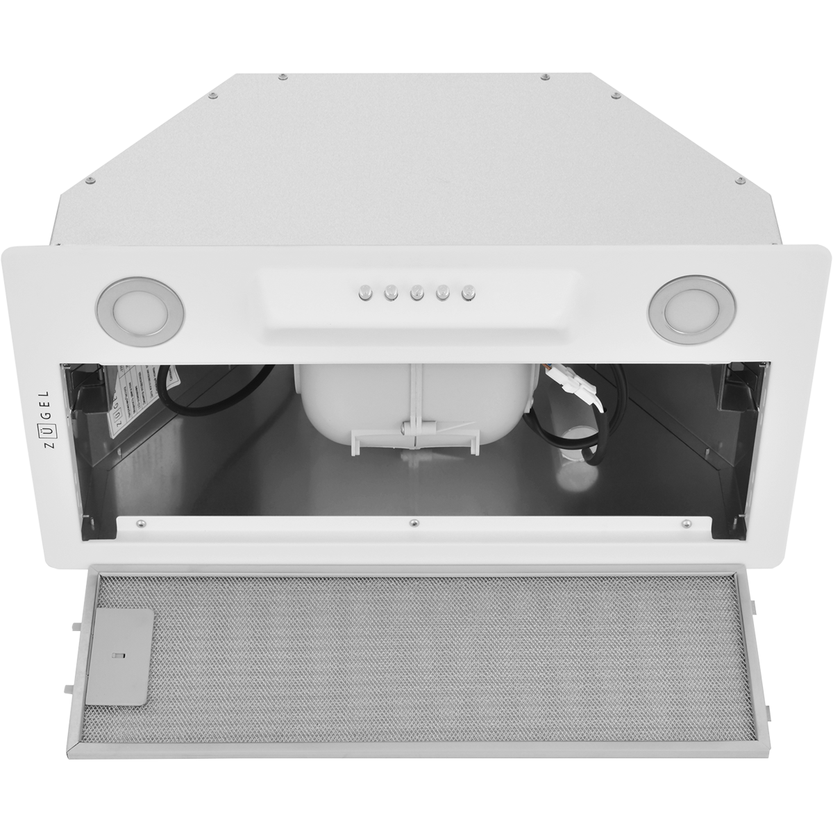 Вытяжка встраиваемая ZUGEL ZHI522W, белая