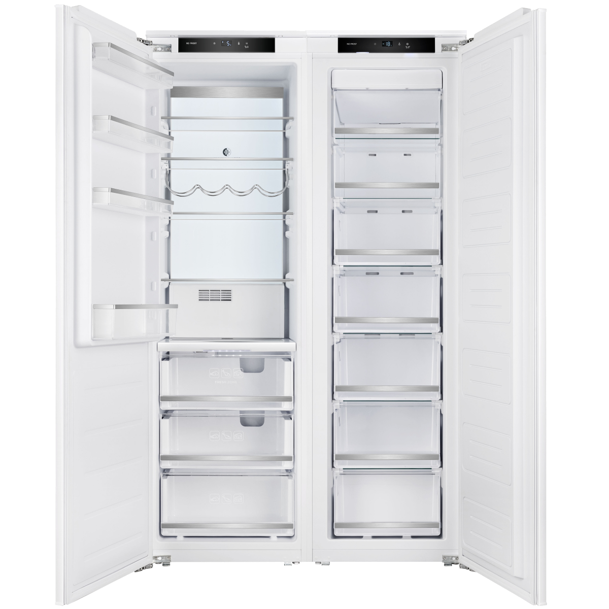 Встраиваемый холодильник Side-by-Side ZRISS481FNF (Full No Frost, Inverter)