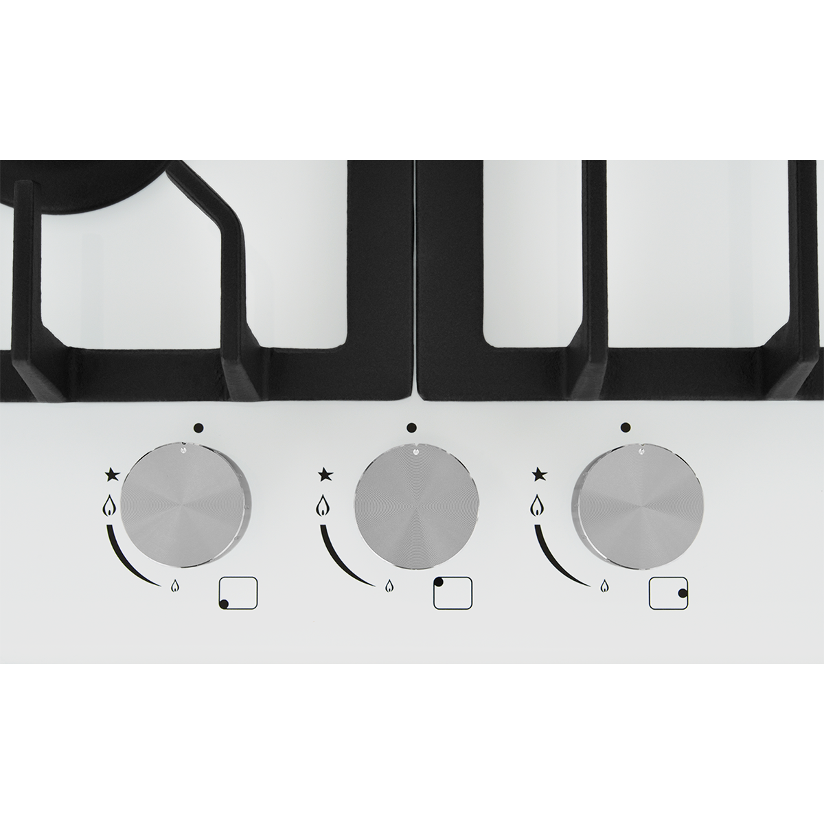 картинка Встраиваемая газовая варочная панель ZUGEL ZGH451W, белая