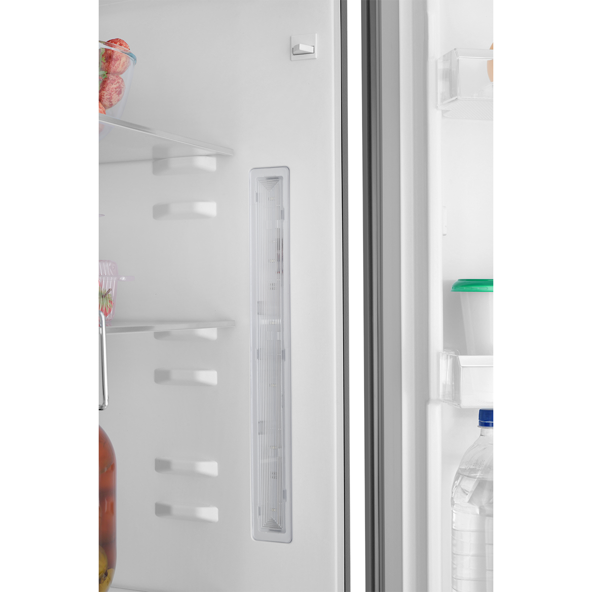 Холодильник Italian Door ZUGEL ZRFD200B, черная сталь