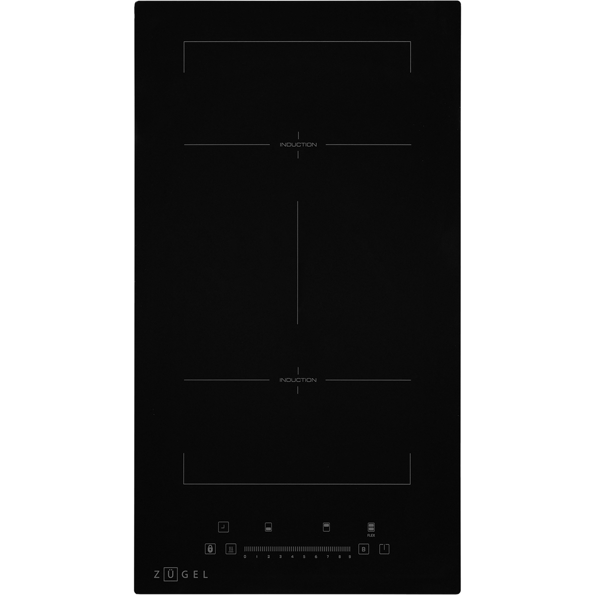 картинка Варочная панель индукционная ZUGEL ZIH294B, черная