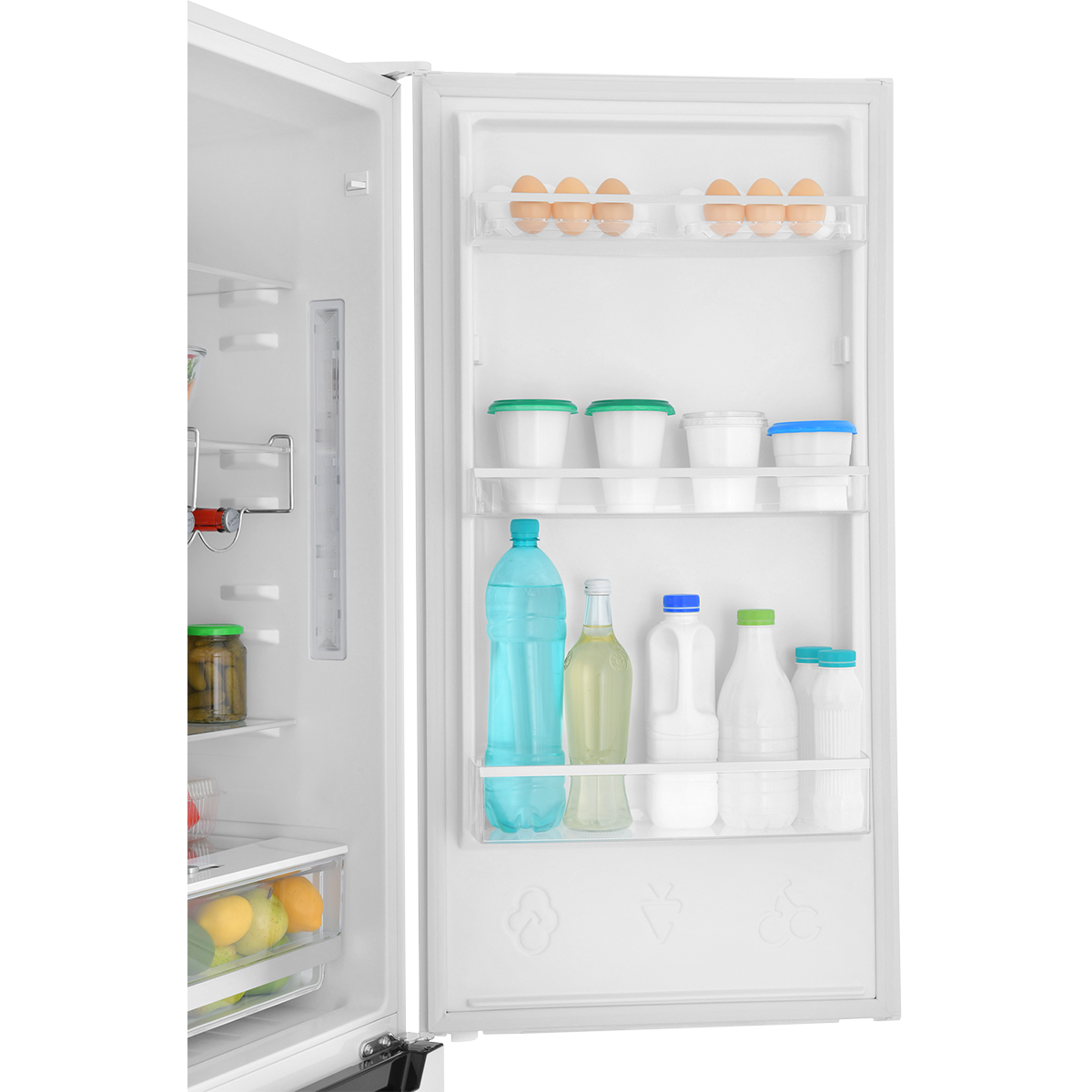 Холодильник Italian Door ZUGEL ZRFD200W, белый металл