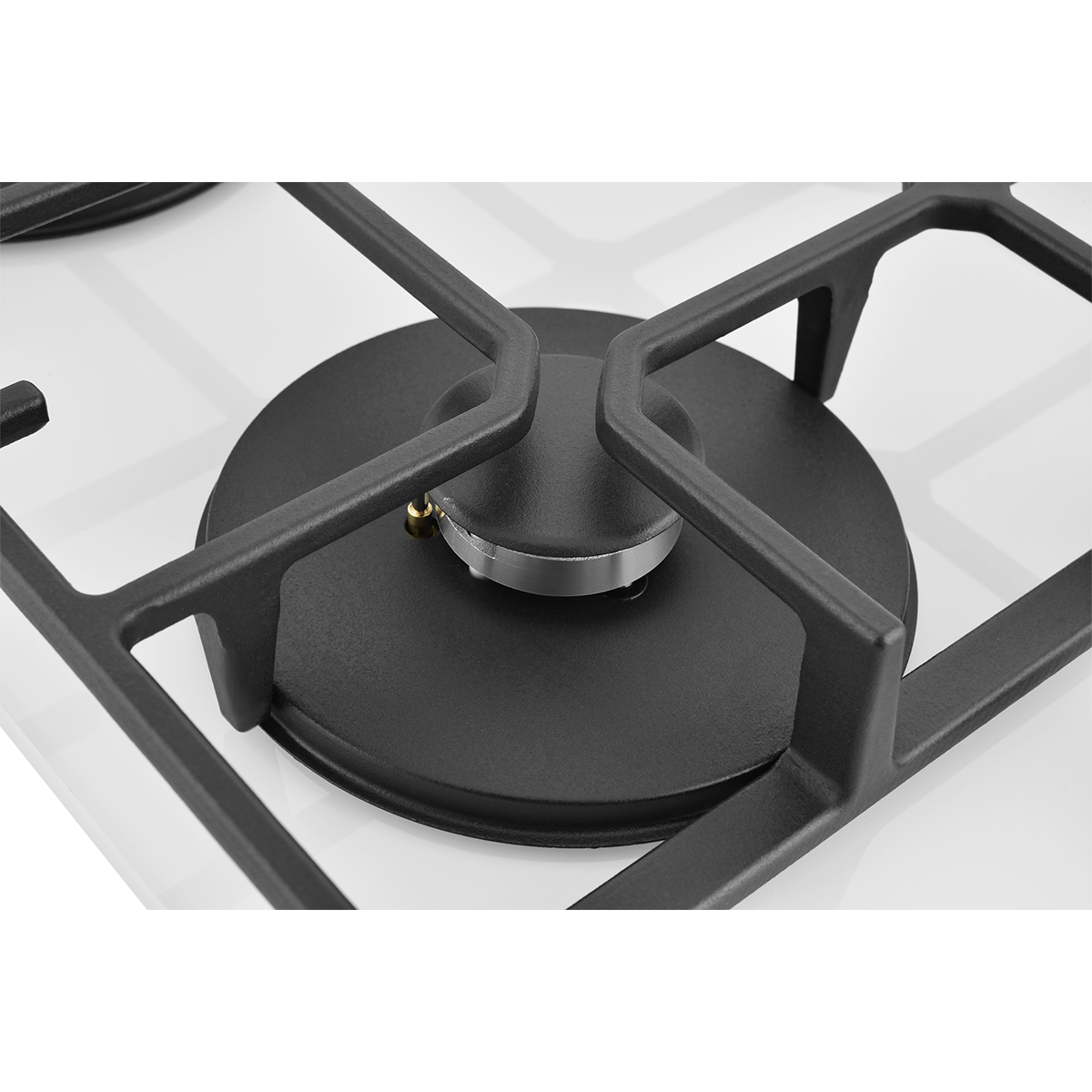 Встраиваемая газовая варочная панель ZUGEL ZGH453W, белая