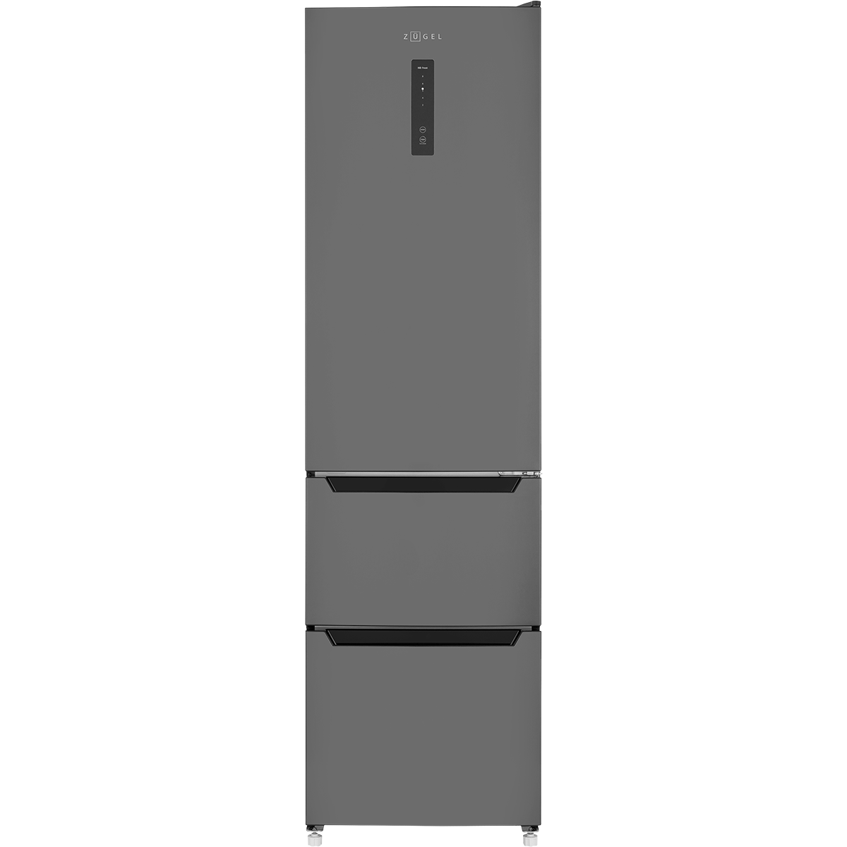 Холодильник Italian Door ZUGEL ZRFD200B, черная сталь