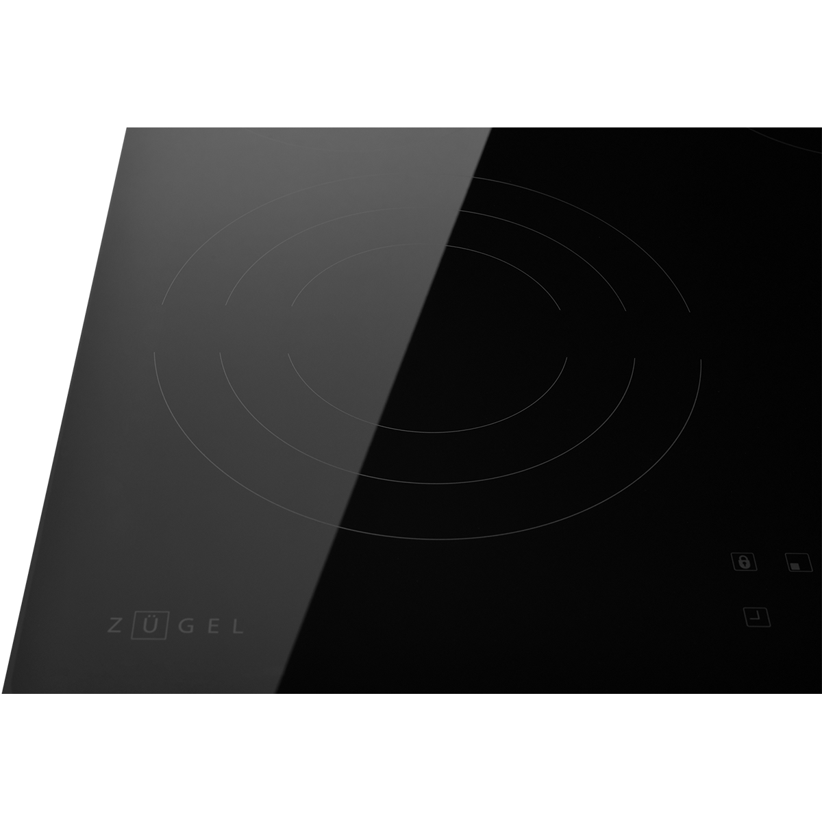 картинка Варочная панель стеклокерамическая ZUGEL ZEH607B, черная